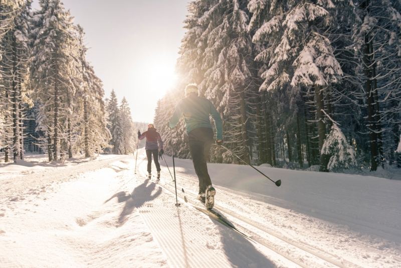 Winterspaß mit Yoga, Langlauf und Schneeschuhwandern im Böhmerwald