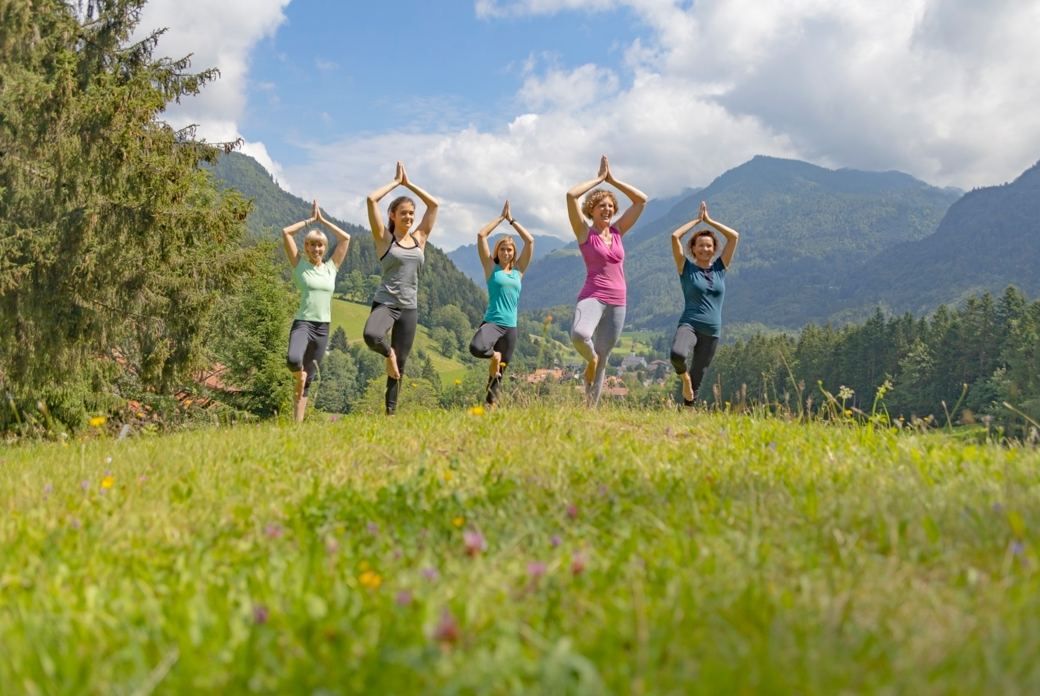 Yoga holiday in the mountains