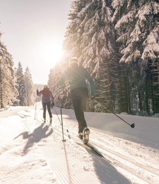 Winterspaß mit Yoga, Langlauf und Schneeschuhwandern im Böhmerwald